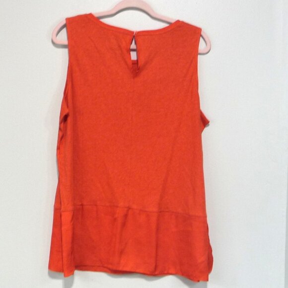 CHICO'S SIZE 3 LINEN BLEND TANK TUNIC - Picture 7 of 7
